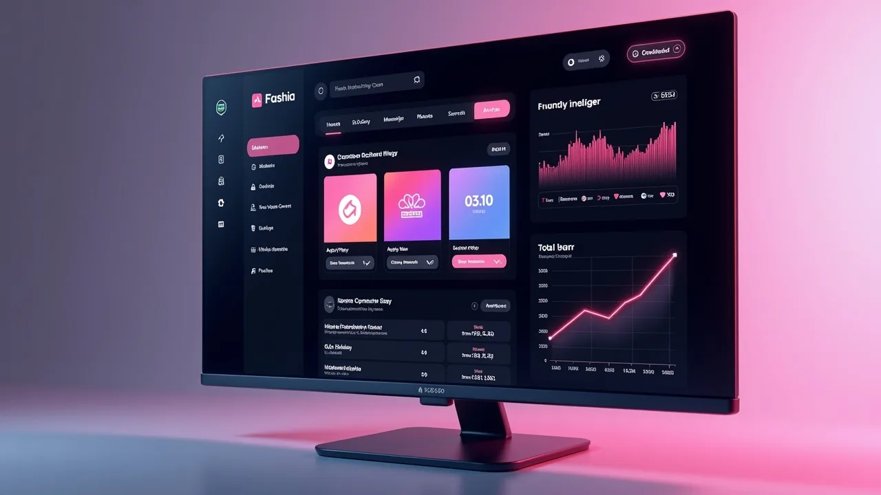 Influencer marketing platform dashboard displaying fashion brand collaboration opportunities and earnings
